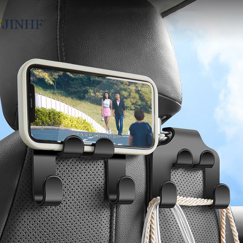 Móc Treo Điện Thoại Gắn Sau Ghế Xe Hơi Hai Đầu Tiện Dụng