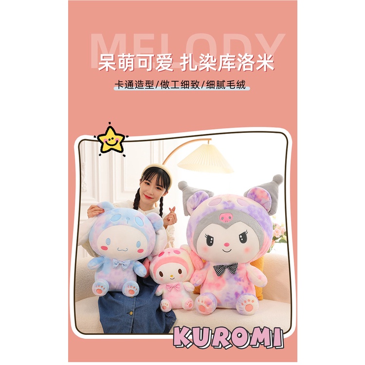 Sanrio Sanrio Thú Nhồi Bông Hình kuromi melody Nhiều Màu Dễ Thương