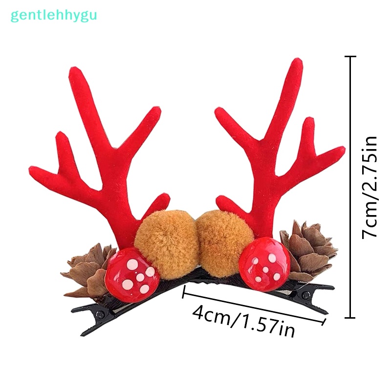 1 Cặp Kẹp Tóc Hình Nơ / Ông Già Noel / Tuần Lộc Giáng Sinh / Năm Mới Dễ Thương Cho Bé Gái vn