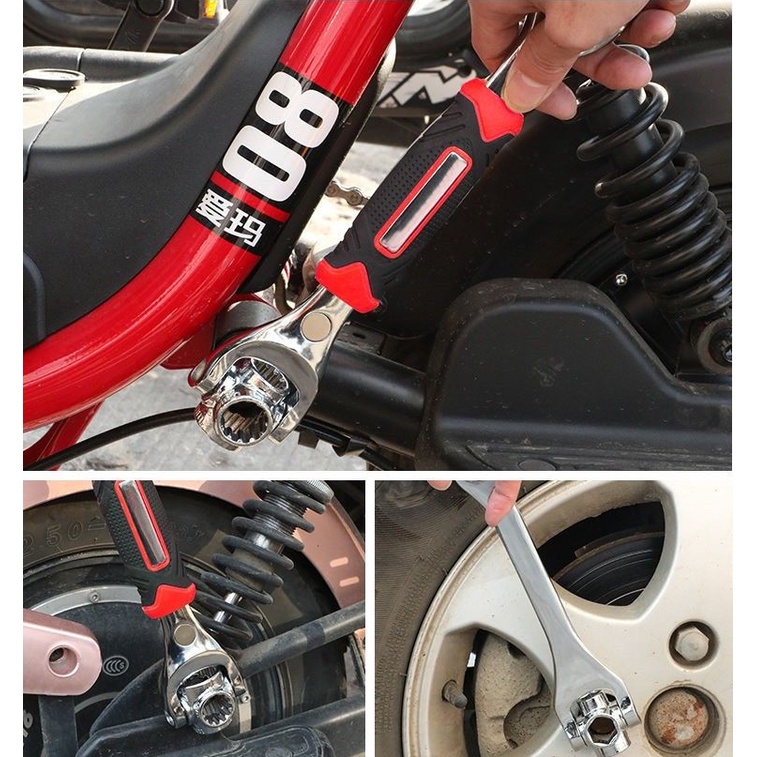 Cờ lê đa năng 8 trong 1 cờ lê đa năng xoay đa năng 8 trong 1 cờ lê điều chỉnh được/cờ lê ổ cắm đa nă