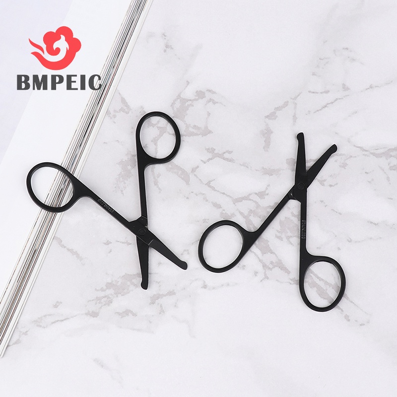 1 Kéo cắt tỉa lông mũi / lông mày BMPEIC bằng thép không gỉ
