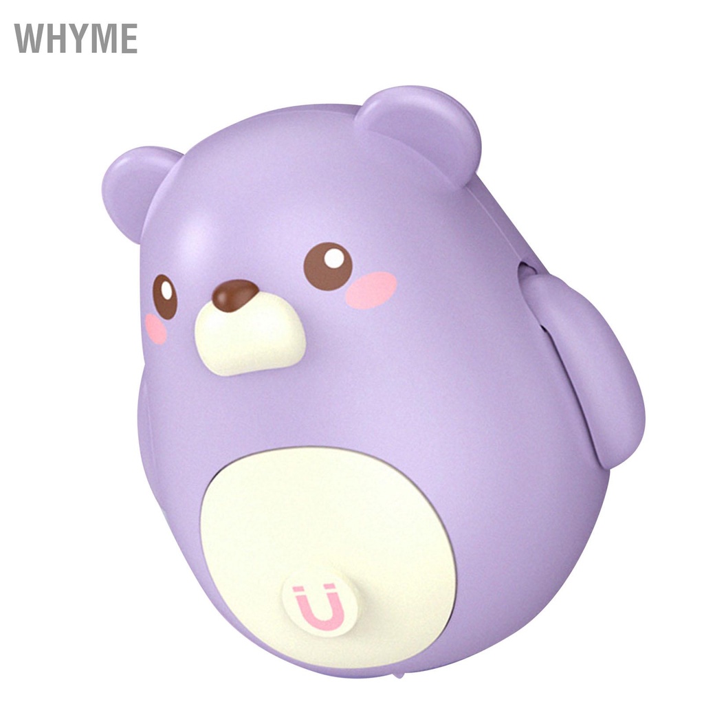 WHYME Đồ chơi gấu dễ thương Động vật xoay từ tính trang trí hoạt hình cho trẻ em để hàng ngày Hoạt động của cha mẹ và con cái