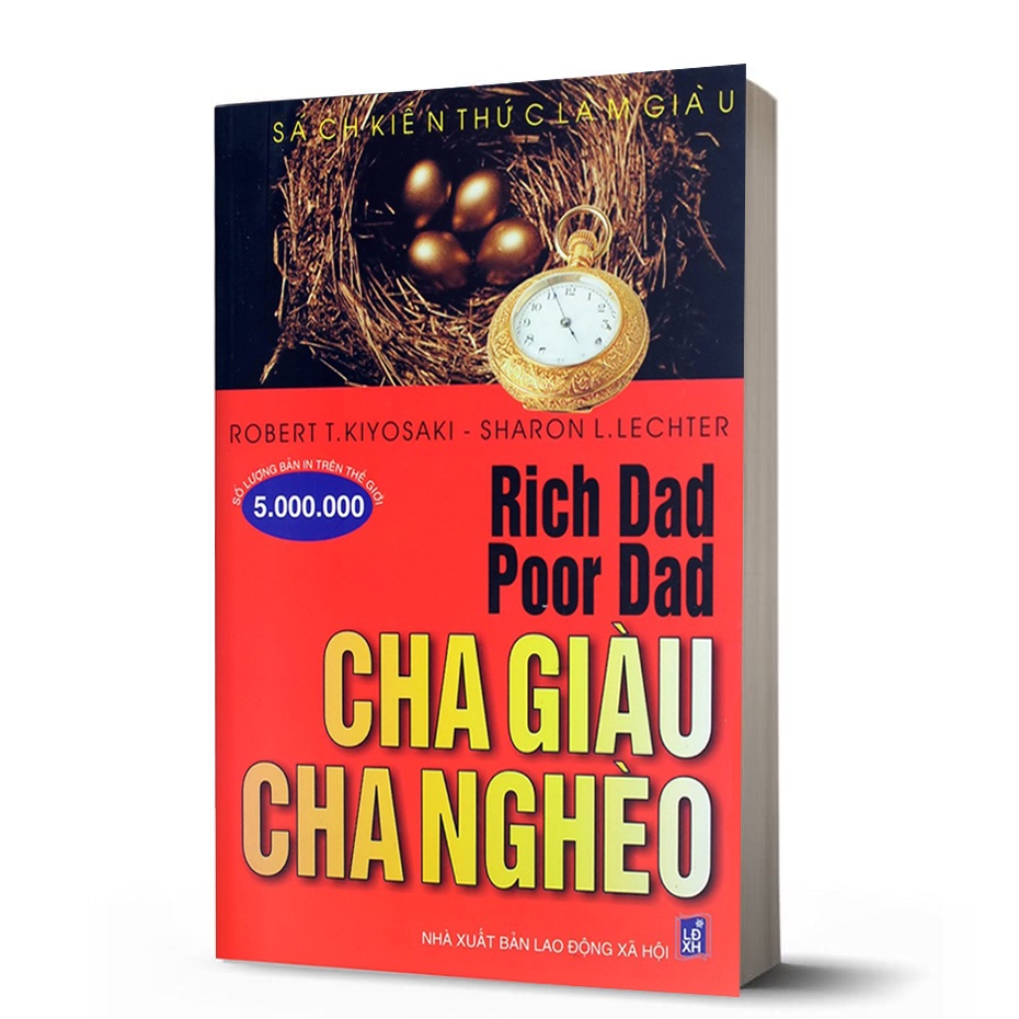 [Mã INCMT15 giảm 15K đơn 99K] Sách - Cha Giàu Cha Nghèo (Robert T. Kiyosaki)