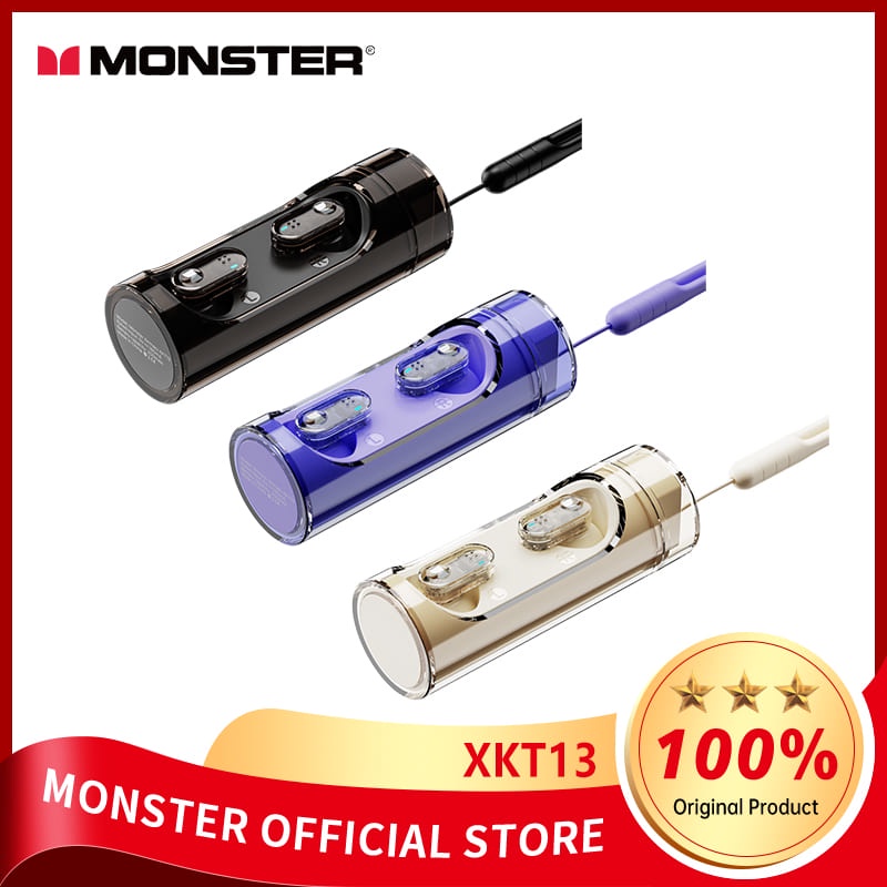 Tai Nghe Bluetooth Không Dây Monster XKT13 tai nghe 5.3 gaming Âm Thanh Sống Động Và Phụ Kiện