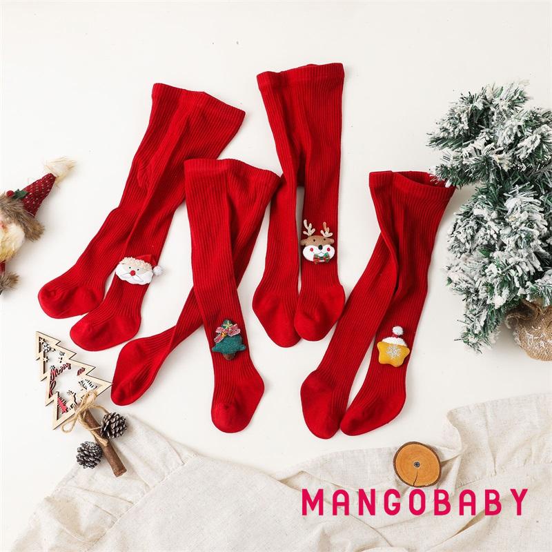 Quần Tất Dệt Kim Co Giãn Họa Tiết Tuần Lộc Thời Trang Thu Đông Cho Nữ