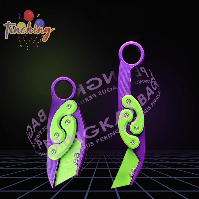 Đồ Chơi Lưỡi Dao 3d Bằng Nhựa Gấp Lại Được Làm Quà Sinh Nhật Cho Bé