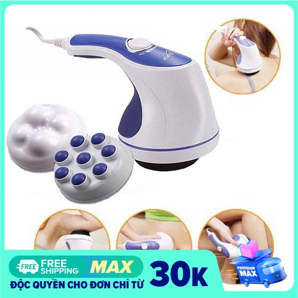 Máy Massage Toàn Thân Relax 5 Đầu Thay Thế - Máy Massage Cổ Vai Gáy Cho Bạn Cảm Giác Thoải Mái, Thư Giãn - Rl1