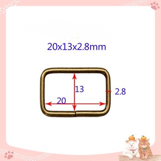Khoen chữ nhật 2.0cm ( Combo 2 cái )