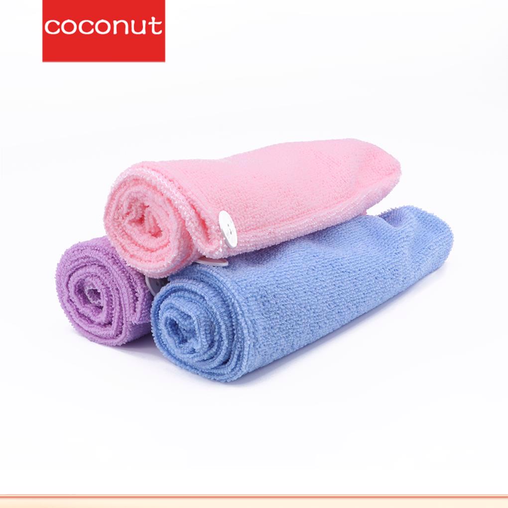 Mũ Trùm Đầu Bằng Sợi microfiber Giúp Làm Khô Tóc Nhanh Dùng Tại Nhà / Du Lịch