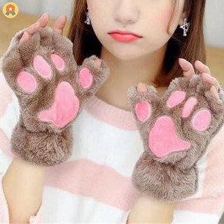  Găng Tay Hở Ngón Hình Chân Mèo Dễ Thương Cho Nữ jp2 