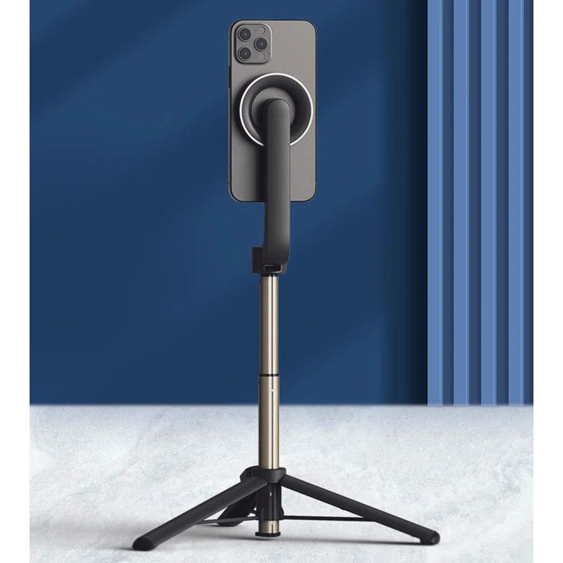 Gậy Tự Sướng Từ Tính Có Chân Đế Cho iphone 14 13 12 pro max