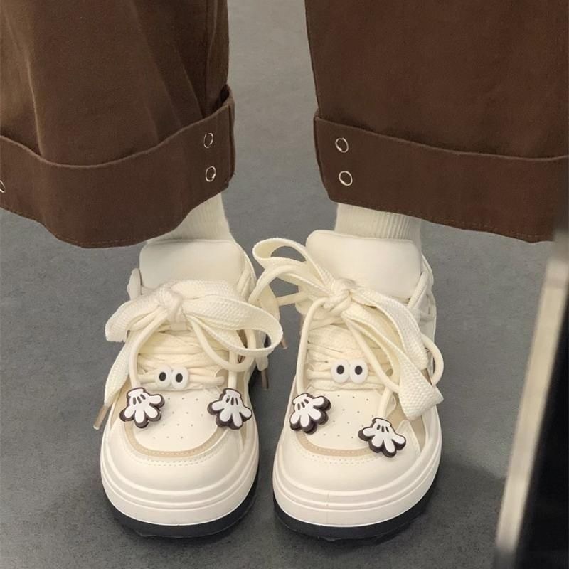 Giày Thể Thao Đế Dày 3cm Màu Trắng Chống Trượt Thời Trang Mùa Hè Hàng Mới 2023