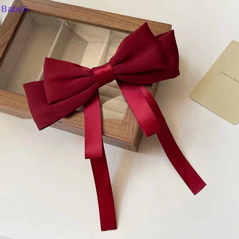 Kẹp Tóc Nơ sa Thanh Lịch Thời Trang Cho Nữ vn