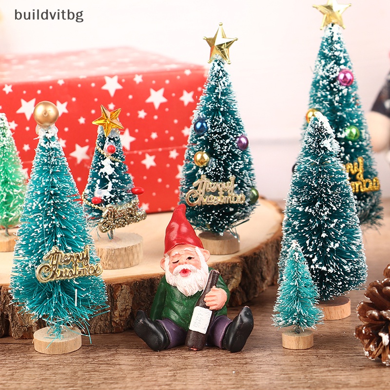 Set 4 Mô Hình Cây Thông Noel Mini 1: 12 Dùng Để Trang Trí Tiểu Cảnh / Nhà Búp Bê