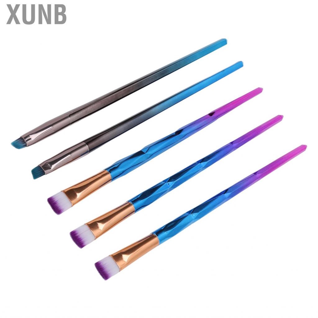 Xunb Nail Art Brushes 5 Pcs 2PCS Fashion Portable  For