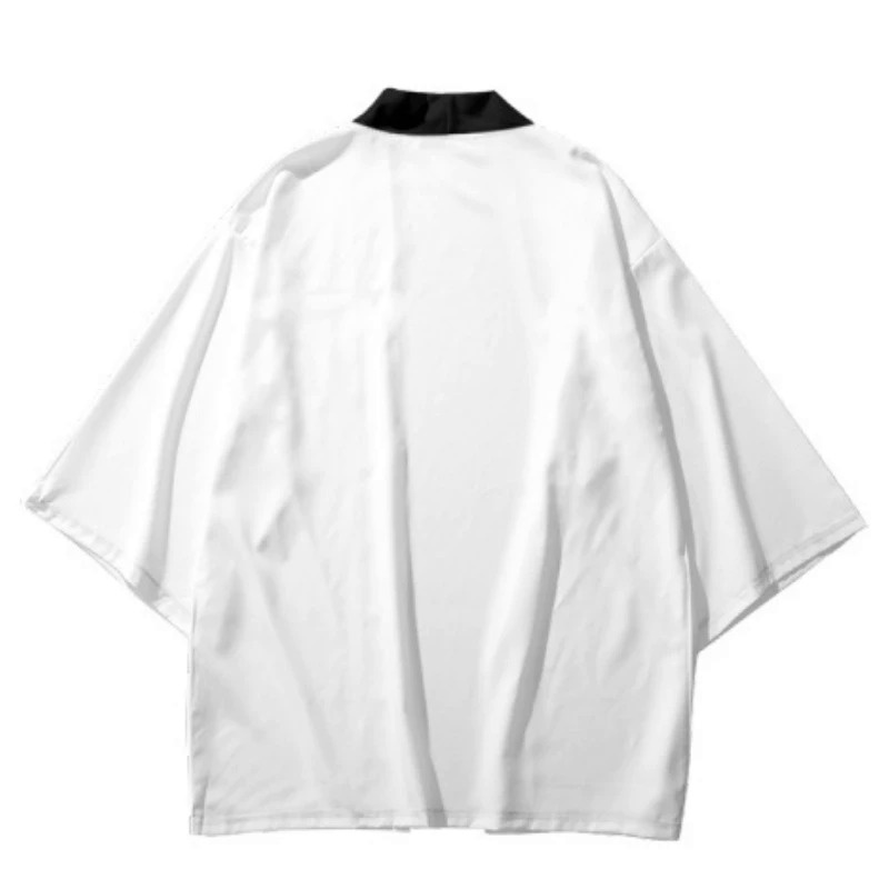 Áo Khoác kimono Màu Trơn Phong Cách samurai Nhật Bản Đường Phố Cho Nam Nữ yukata Châu Á