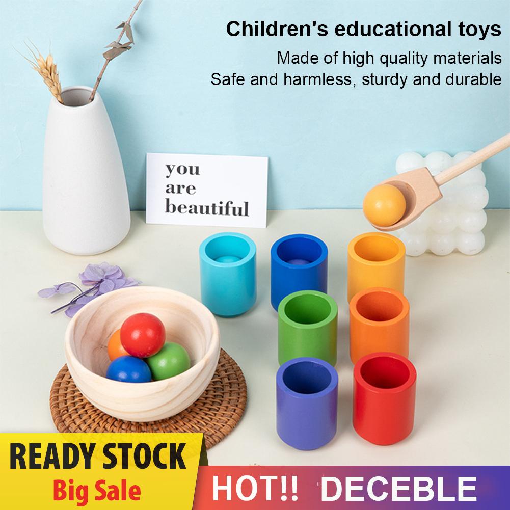 Đồ Chơi Bóng Cầu Vồng Tập Đếm Và Học Màu Sắc Dành Cho Trẻ Em