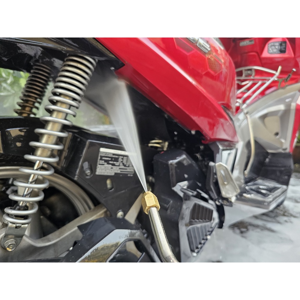 Thanh Nối Dài Đầu Uốn Cong Tích Hợp Béc Phun 25 Độ Cho Máy Rửa Xe Cao Áp