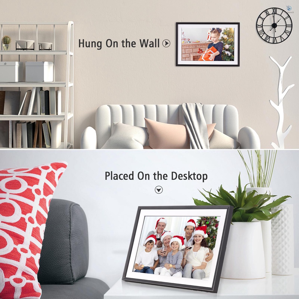 Andoer WiFi Digital Photo Frame with 1920*1080 TFT Screen - 15.6-Inch