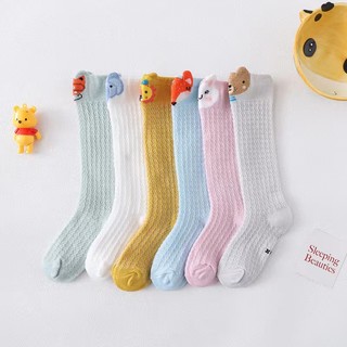 Vớ cotton cao đến đầu gối chống muỗi thoáng khí cho bé