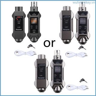 Bộ thiết bị truyền nhận tín hiệu không dây kèm bộ chuyển đổi 6 35mm xlr cho micro dynamic mic