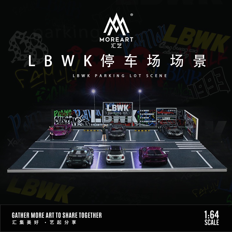 Moreart Đèn led Đỗ Xe rwb / lbwk Tỉ Lệ 1: 64