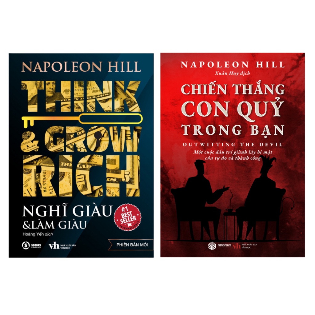 Combo 2 Cuốn Nghĩ Giàu Làm Giàu + Chiến Thắng Con Quỷ Trong Bạn (Napoleon Hill)