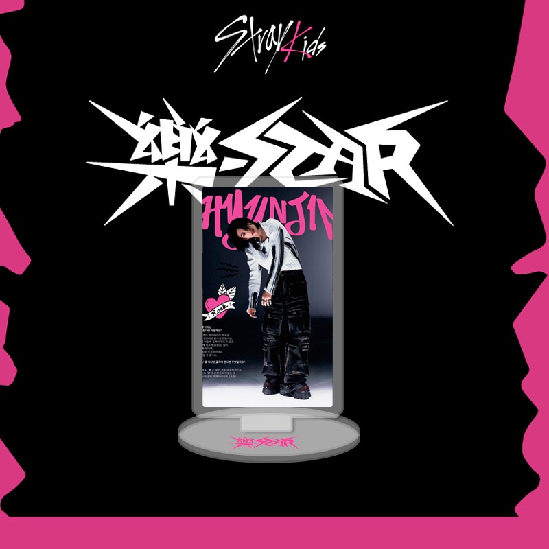 Kpop stray kids "raku-star" acrylic Đứng Trang Trí Trí Trí Trí hyun-jin chang-Rbin