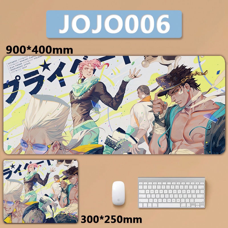Miếng Lót Chuột Và Bàn Phím Cỡ Lớn In Hình jojo 'S bizarre adventure dio kujo jotaroxxl