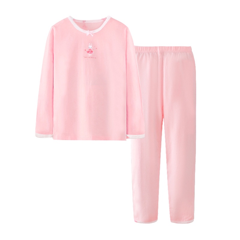 Bộ Đồ Ngủ cotton Thoáng Khí Thấm Hút Mồ Hôi Thoáng Khí Cho Bé Gái