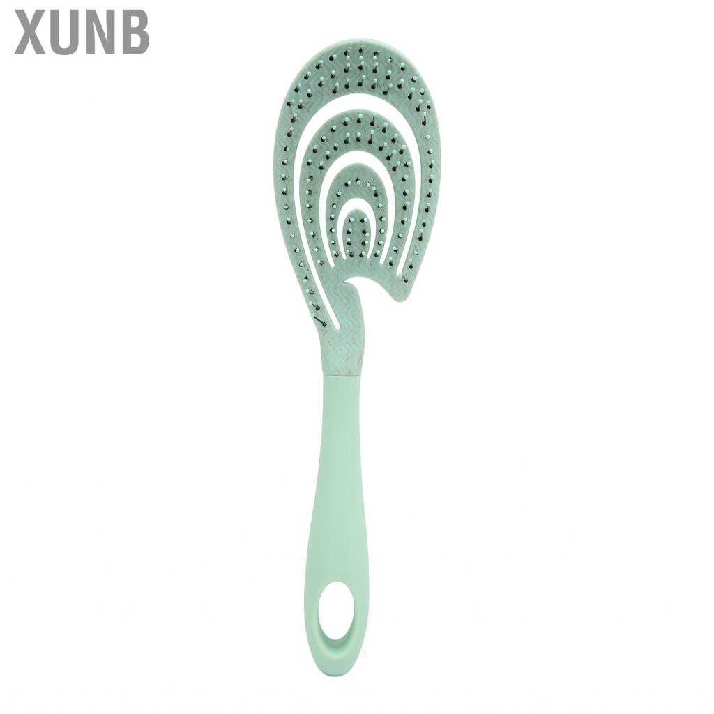 Xunb Non Static Comb  Washable Hollow Modeling Quickly Ball  Hangable Arc Touch Scalp for Men Women Salon
