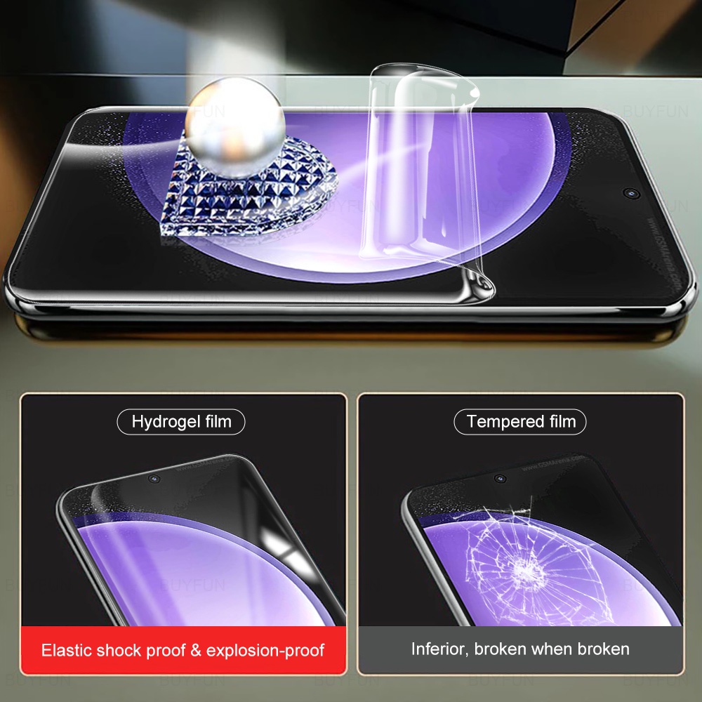 Hydrogel Film For Samsung Galaxy S23 FE Camera Glass 6in1 Screen Protector Samsang Sumsung Galaxi S23FE S 23 F E 5G 2023 6.4inch