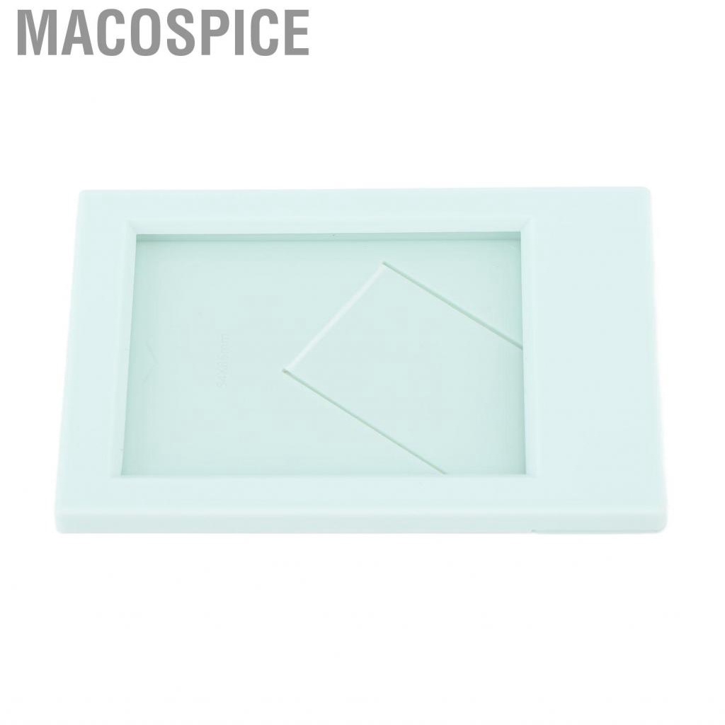 Macospice 3 Inch Mini Photo Frame Standing Picture Plastic Card  Holder Mint DCL