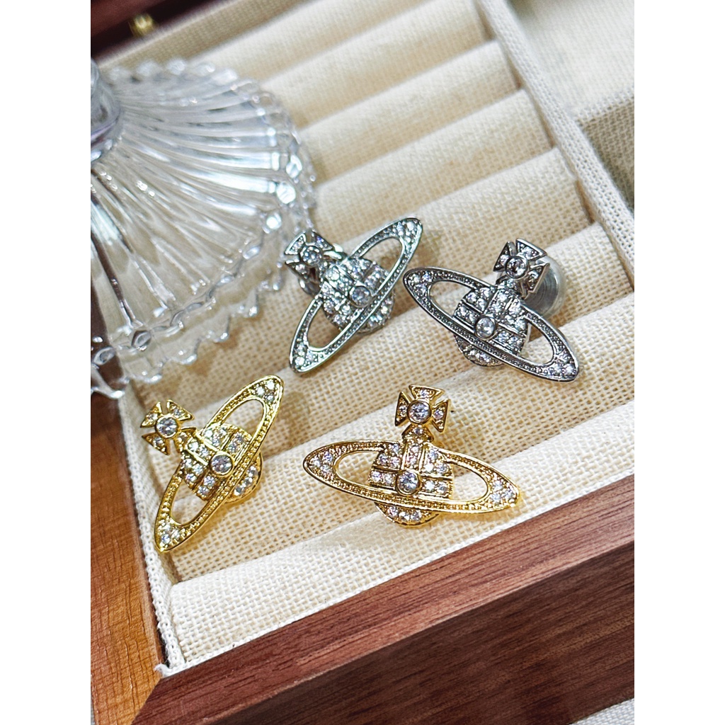 Khuyên Tai Đính Đá zircon Cao Cấp Phong Cách Mới 2023