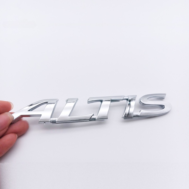 1 Miếng Dán logo Chữ altis Bằng abs Trang Trí Cốp Sau Xe Hơi toyota altis