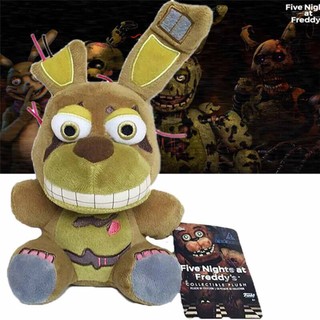 FIVE NIGHTS AT FREDDY’S 7 INCH SPRINGTRAP PLUSH TOY FNAF 2016 SERIES 2 