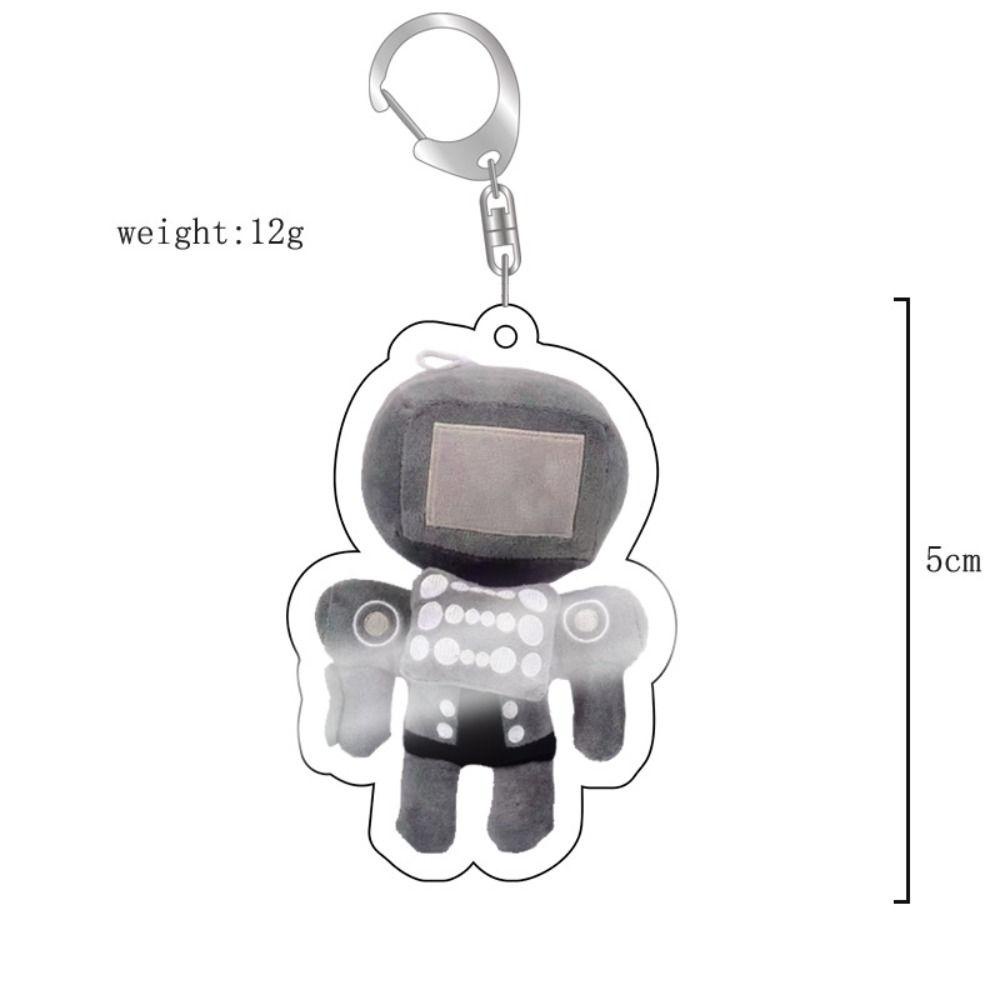 Niuyou Móc Khóa toilet man man Campara man skibidi Bằng Silicon Làm Quà Tặng Cho Nam bop bop