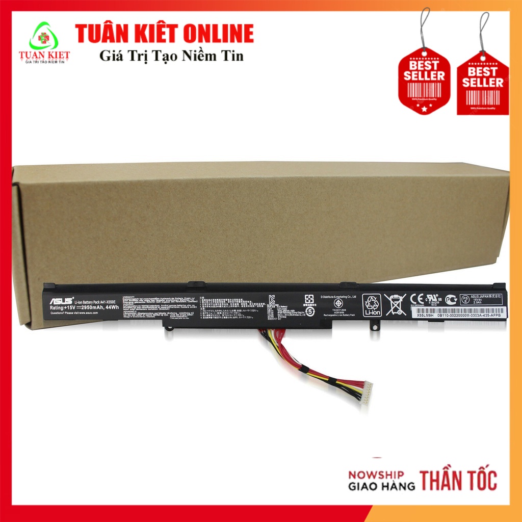 Pin Battery ASUS K751L K550E X751M X751MA X750J X750JA A41-X550E