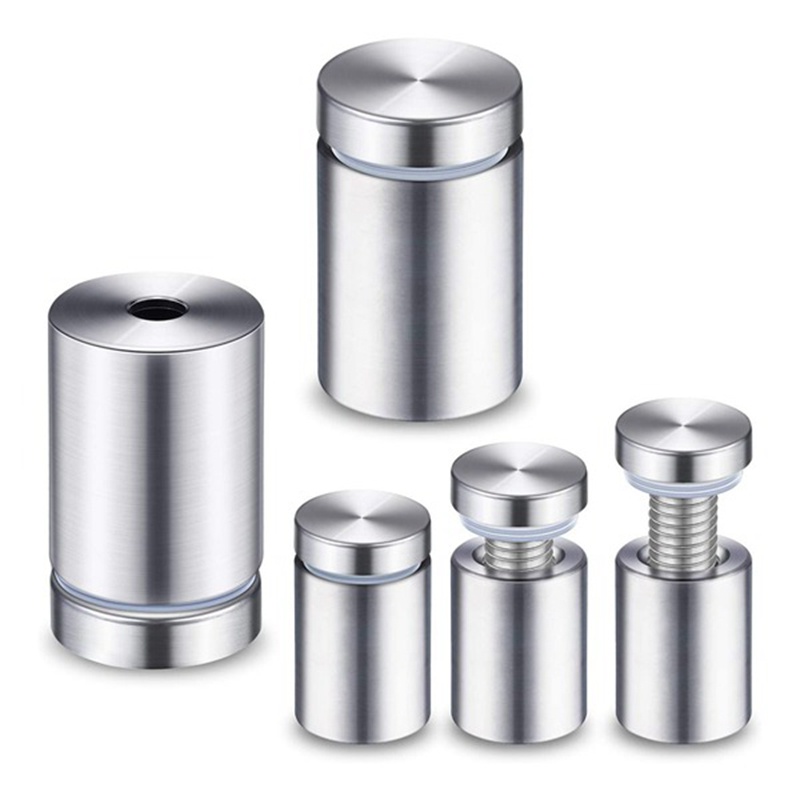 Bộ 60 Ốc Vít Đứng Bằng Thép Không Gỉ Gắn Tường / Kính / Bảng Hiệu Nghệ Thuật