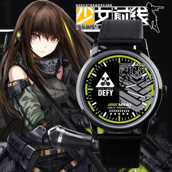 Đồng Hồ Thạch Anh merchandise 404 Aquad hk416 m4a1 Phong Cách anime Chất Lượng Cao Chống Thấm Nước Thích Hợp Làm Quà Tặng Cho Học Sinh