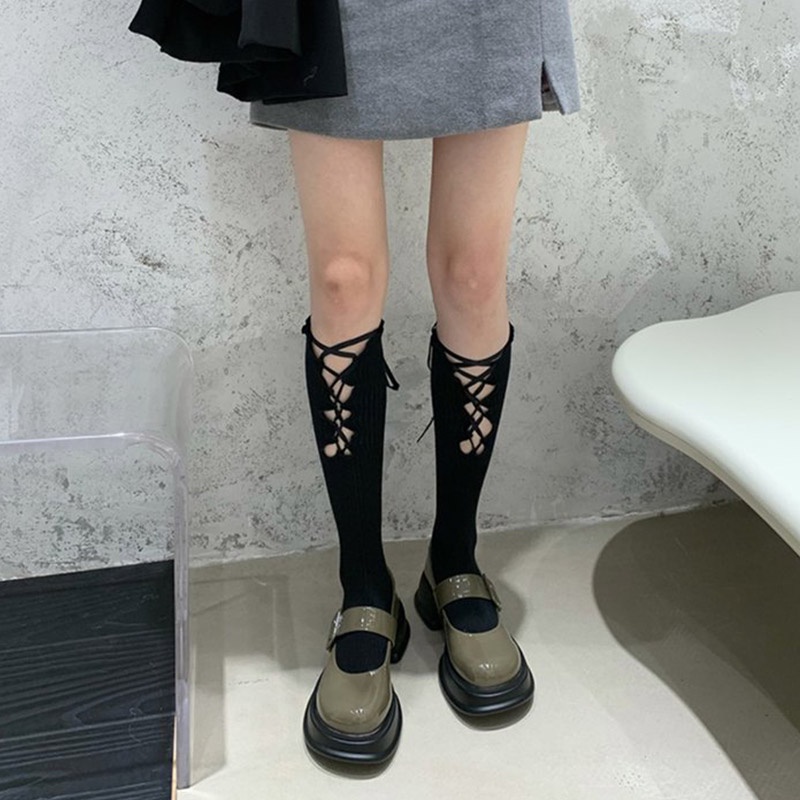 Giày Da Đế Dày Tăng Chiều Cao Thoải Mái Thời Trang Hàn Quốc mary jane Cho Nữ