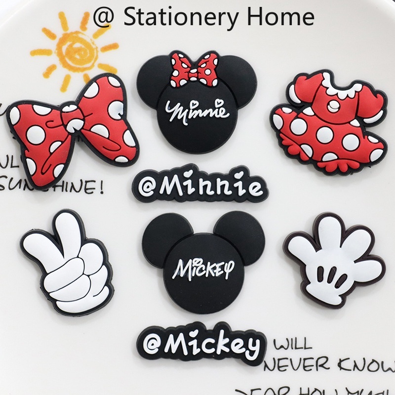 Nam Châm 3d Hình mickey minnie Xinh Xắn Trang Trí Tủ Lạnh