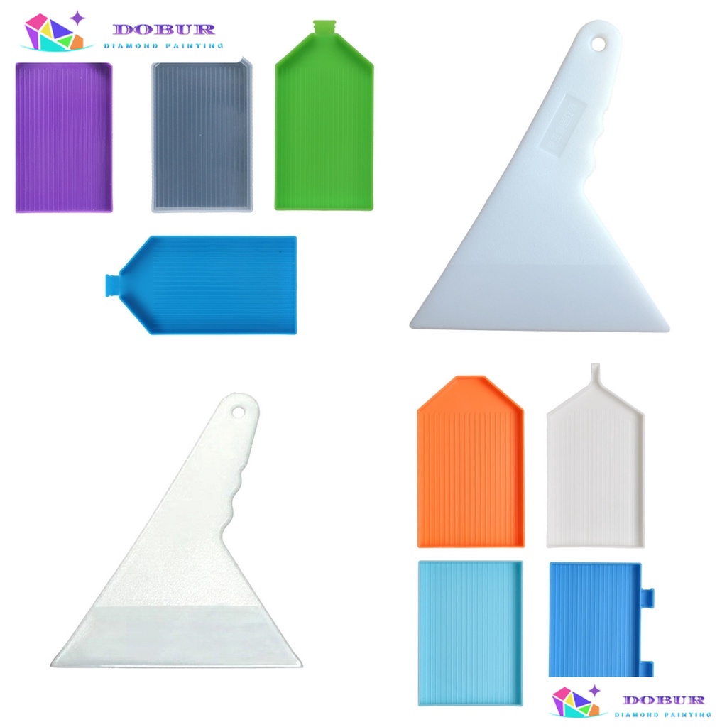 DOBUR | Bộ Dụng Cụ Vẽ Tranh Chuyên Dụng Chất Lượng Cao | Phụ Kiện Kim Cương Nắp Lật 5d Cho Kim Cương