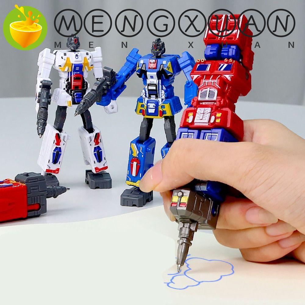 Bút Bi Hình robot Bằng Nhựa Thời Trang 2 Trong 1