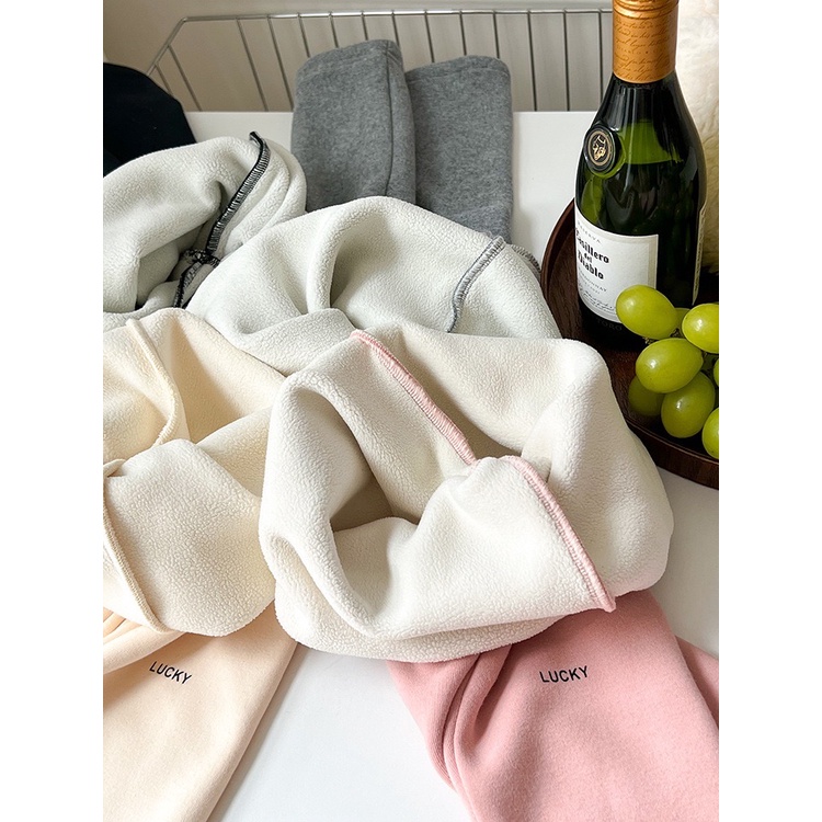 Quần legging nỉ dày cho bé QG659 sz 90-150 LUCKY, thời trang trẻ em mùa đông 2023, chuẩn hàng Quảng Châu