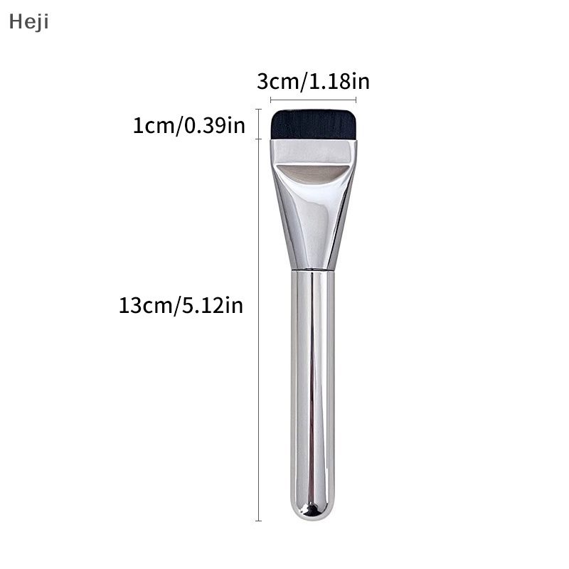 Cọ Trang Điểm Nền heji Siêu Mỏng Nhẹ Dạng Phẳng Để Đánh Khối Cho Kem Nền vn