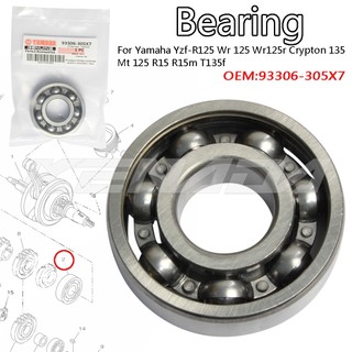 Bộ bạc đạn dên brt 6305 cho exciter 135, exciter 150, exciter 155, mt15, r15v3, fz150, xsr155, jupiter fi, sirius fi, klx150