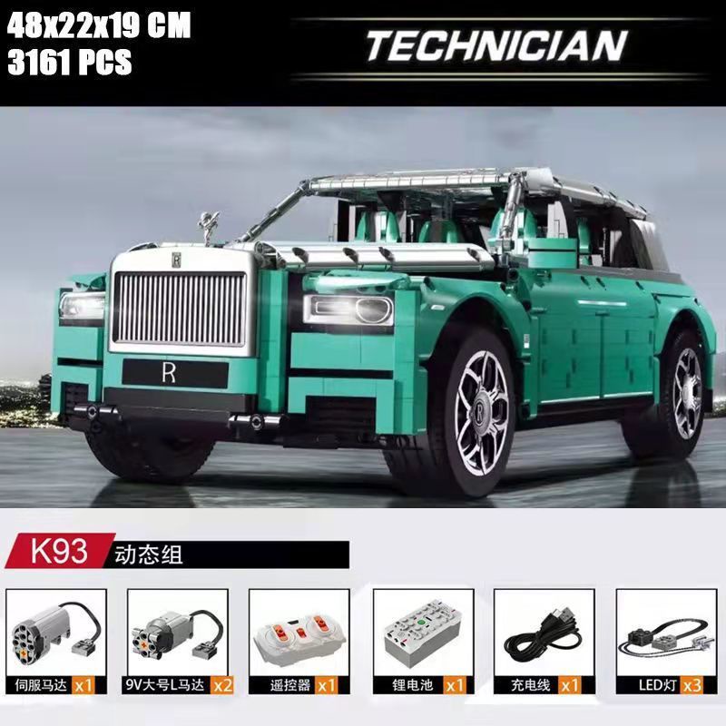Tương thích với Lego Rolls-Royce Cullinan xe địa hình lắp ráp mô hình xe ô tô điều khiển từ xa đồ c