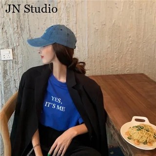 JN Studio áo phông áo thun nữ croptop baby tee Dễ thương Phong cách Đơn giản Thể thao WTX23934H9 48Z231127