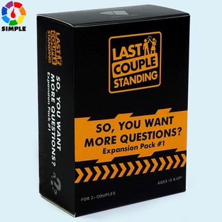 Last Couple Standing Card Game